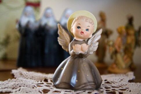 angel figurine as a good luck charm
